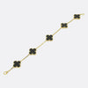 Van Cleef & Arpels Onyx Vintage Alhambra Bracelet