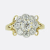 Victorian 0.70 Carat Old Cut Diamond Cluster Ring