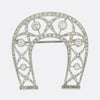Art Deco Diamond Horseshoe Brooch