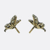 Antique Diamond Maple Leaf Earrings