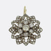 Victorian Diamond Floral Pendant