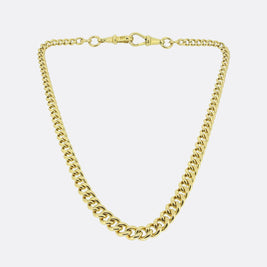 Antique Graduated Curb Link Chain