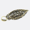 Victorian Old Cut Diamond Cluster Pendant
