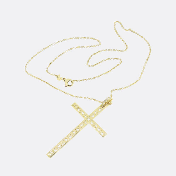 Pasquale Bruni Diamond Cross Necklace