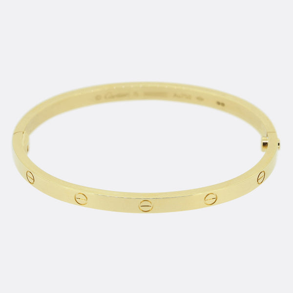 Cartier Small Model LOVE Bangle Size 15