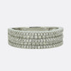 Five-Row Diamond Ring