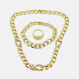 George L'Enfant for Cartier Ring Bracelet and Necklace Set