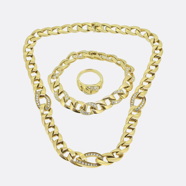 George L'Enfant for Cartier Ring Bracelet and Necklace Set