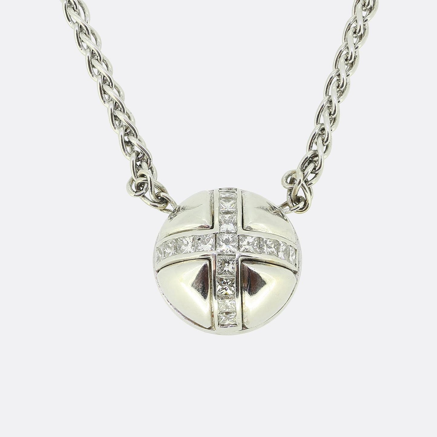 Garrard Diamond Pendant Necklace