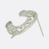 Art Deco Diamond Horseshoe Brooch