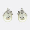Pearl and Diamond Cluster Earrings