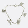 Art Deco Diamond Animal Charm Bracelet
