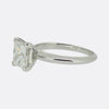 1.59 Carat Princess Cut Diamond Solitaire Engagement Ring