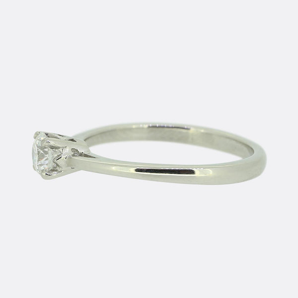 0.33 Carat Diamond Solitaire Engagement Ring
