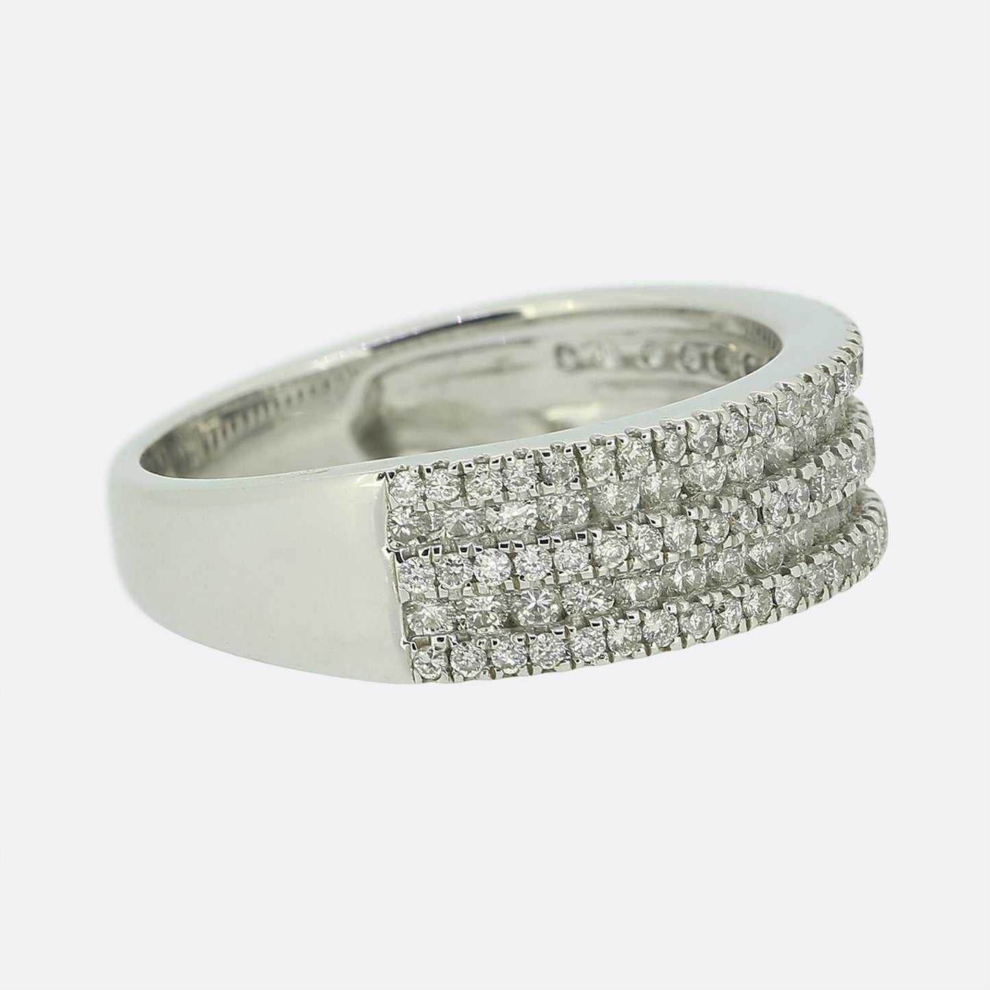 Five-Row Diamond Ring
