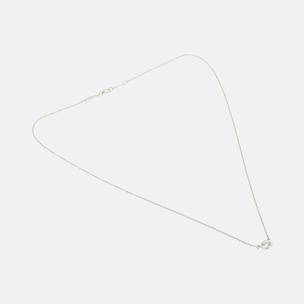Tiffany & Co. 0.36 Carat Diamond Solitaire Necklace
