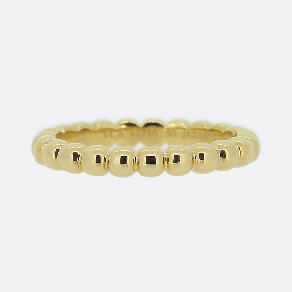 Van Cleef & Arpels Perlée Pearls of Gold Ring Size K (50)