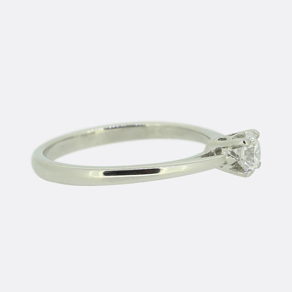 0.33 Carat Diamond Solitaire Engagement Ring