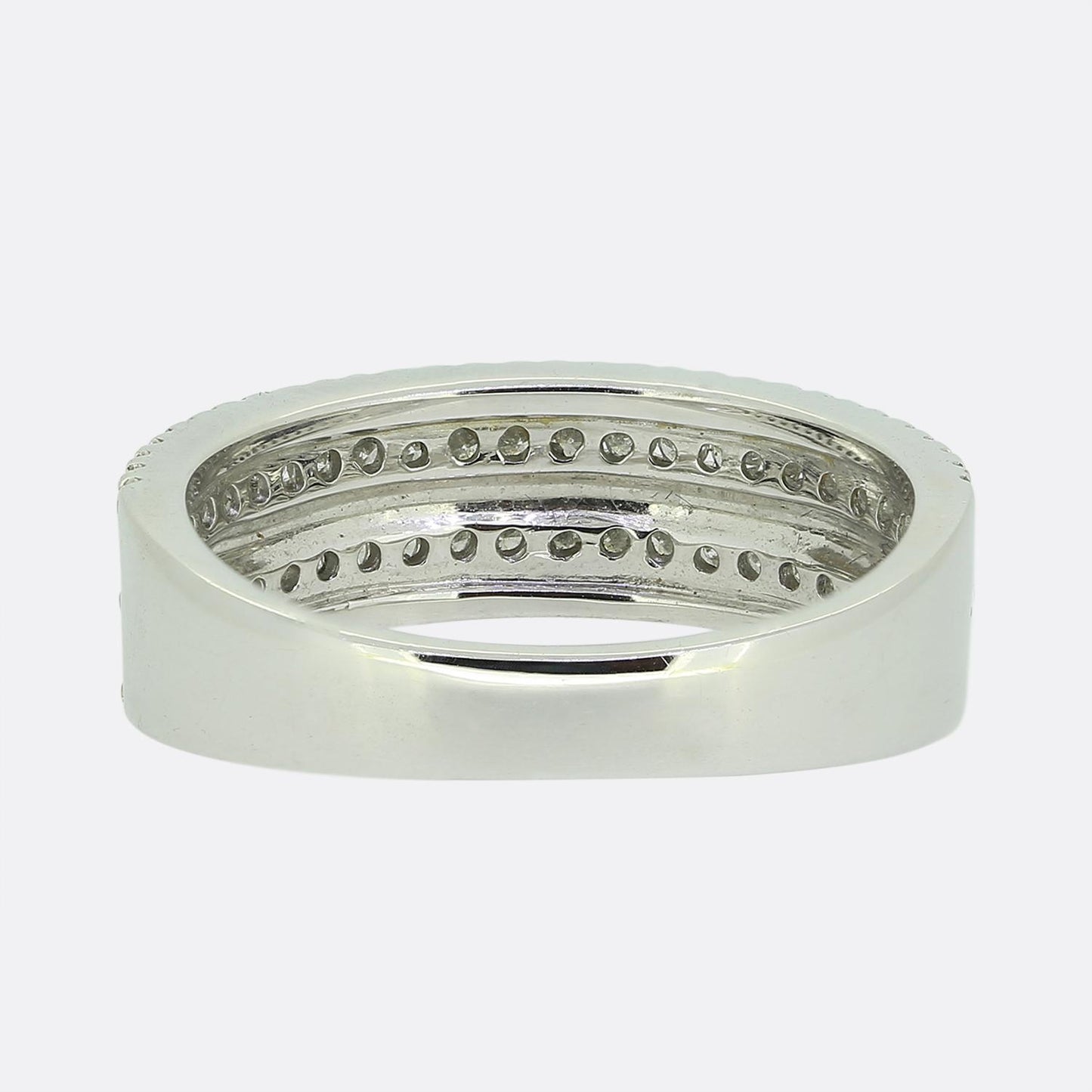 Five-Row Diamond Ring