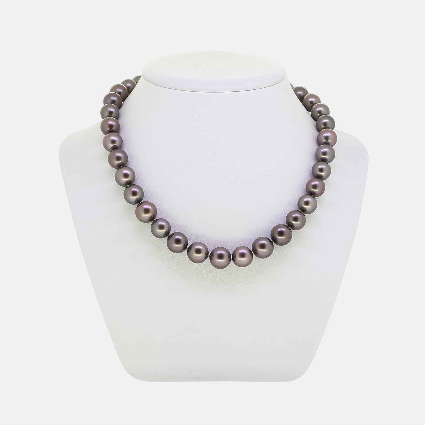 Tiffany & Co. Tahitian Pearl Necklace with Diamond Clasp