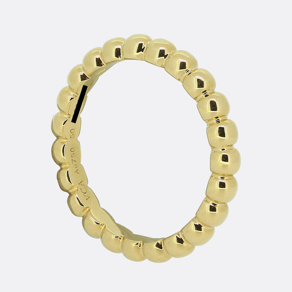 Van Cleef & Arpels Perlée Pearls of Gold Ring Size K (50)