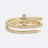 Cartier Juste un Clou Pavé Diamond Ring Size M (52)
