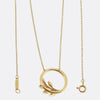 Tiffany & Co. Victoria Diamond Vine Circle Pendant Necklace