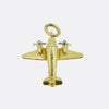 Tiffany & Co. Diamond Airplane Charm Pendant