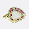 Edwardian Ruby Diamond and Moonstone Pendant