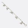 Art Deco Diamond Animal Charm Bracelet