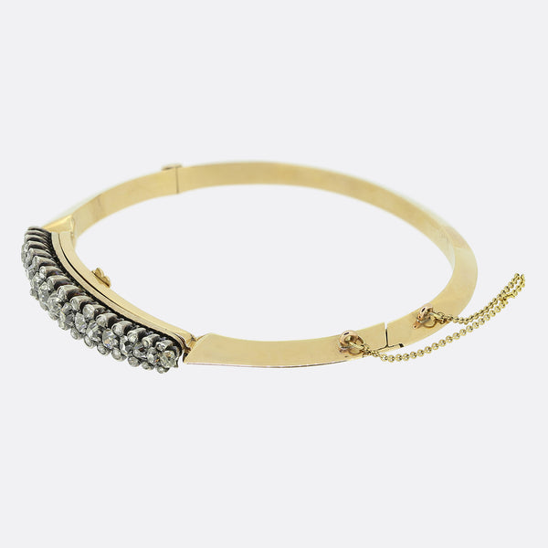 Victorian Old and Rose Cut Diamond Bracelet