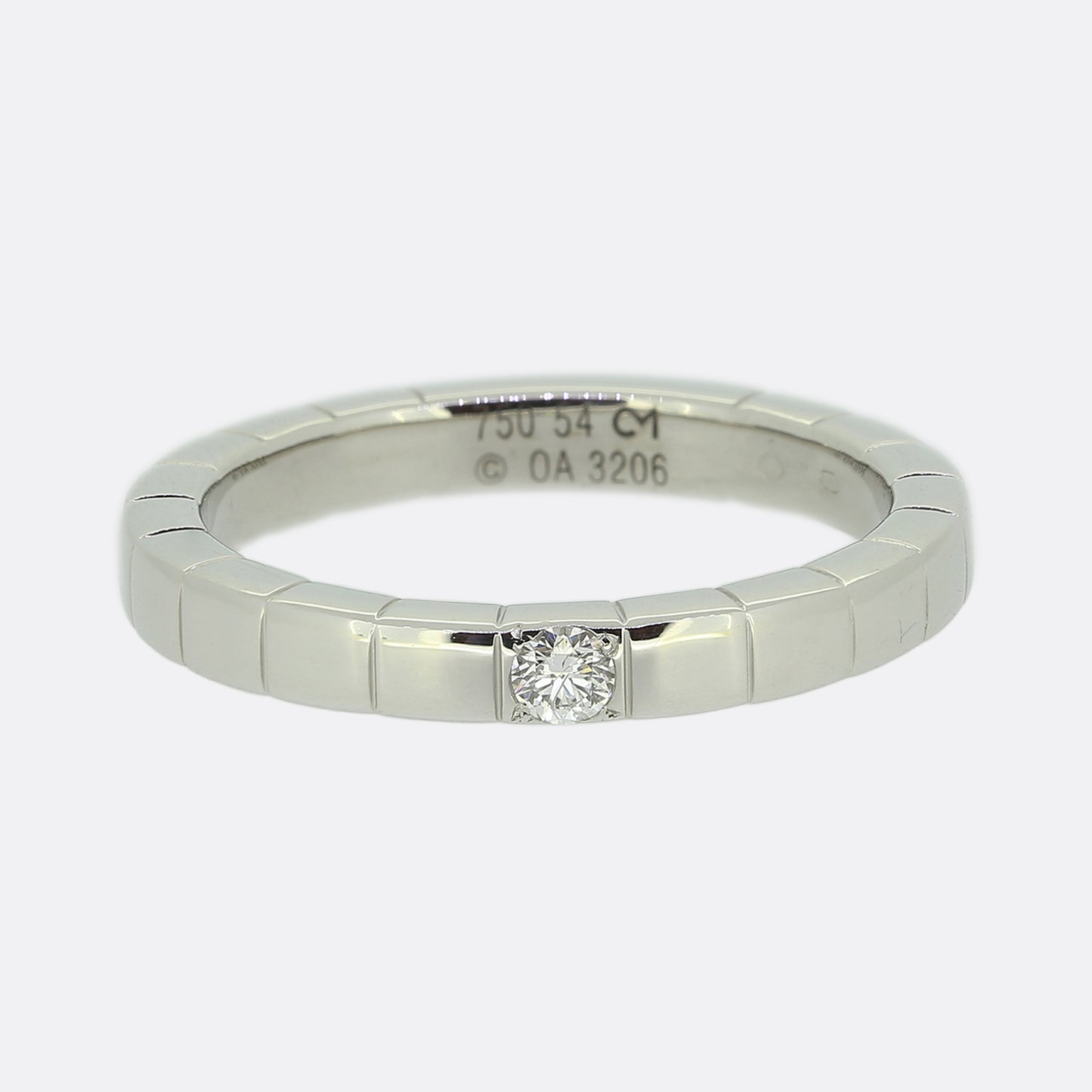 Cartier Lanières Diamond Band Ring Size N (54)