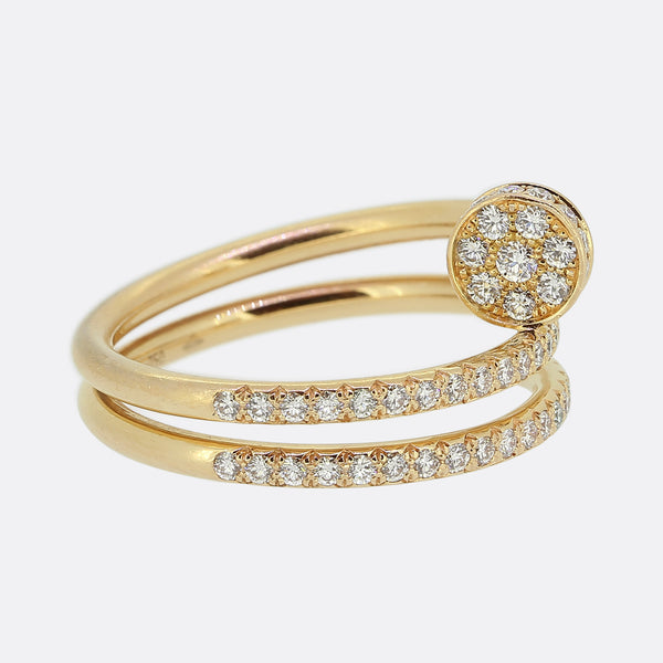 Cartier Juste un Clou Pavé Diamond Ring Size M (52)