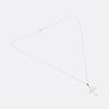 Art Deco 2.49 Carat Diamond Cross Pendant Necklace
