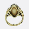 Georgian Rose Cut Diamond Cluster Navette Ring