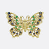 Fabergé Sapphire and Emerald Butterly Pendant Brooch