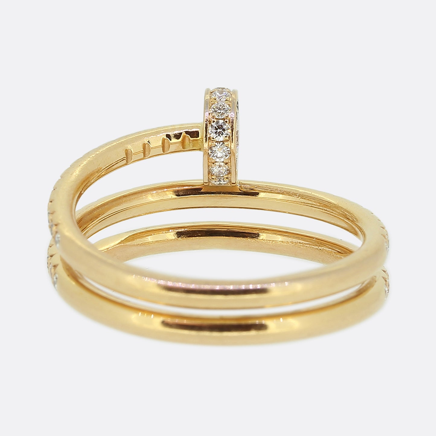 Cartier Juste un Clou Pavé Diamond Ring Size M (52)