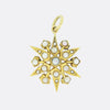 Victorian Pearl Star Pendant