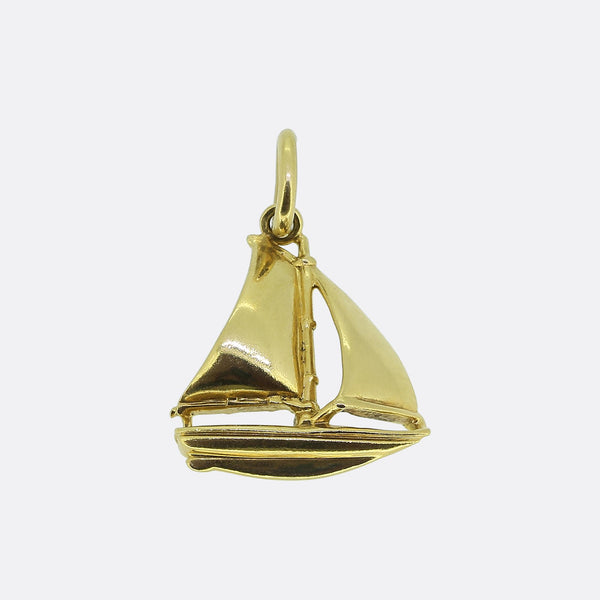 Tiffany & Co. Sailboat Charm Pendant
