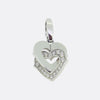 Cartier Double Heart Diamond Charm Pendant