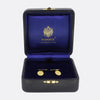 Fabergé Blue Enamel Chain Link Cufflinks