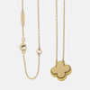 Van Cleef & Arpels Alhambra Pink Porcelain and Diamond Necklace