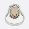 Vintage Imperial Topaz Diamond Cluster Ring