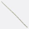 Art Deco Natural Pearl and Old Cut Diamond Line Bracelet