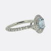 Tiffany & Co. Aquamarine and Diamond Soleste Ring