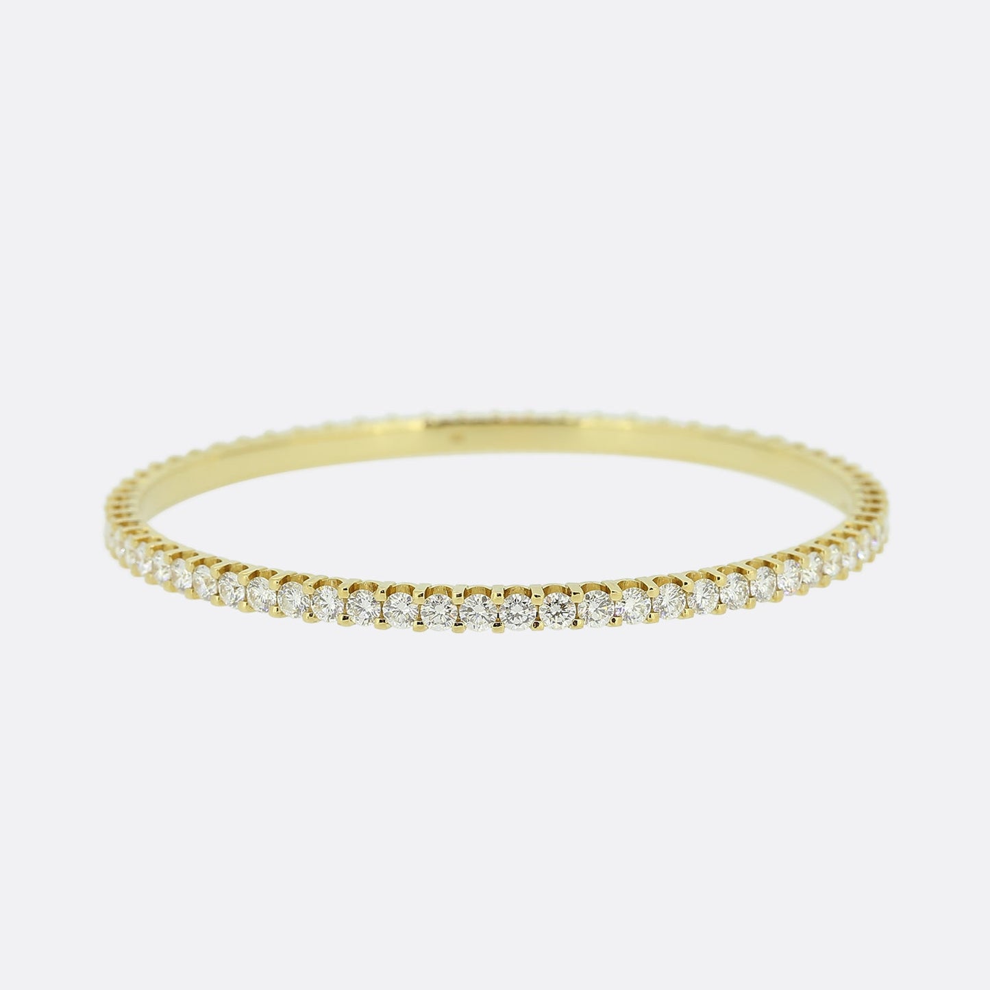 7.02 Carat Diamond Bangle