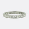 Art Deco Diamond Full Eternity Ring Size Q (58)