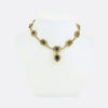 Antique Cabochon Garnet Drop Necklace