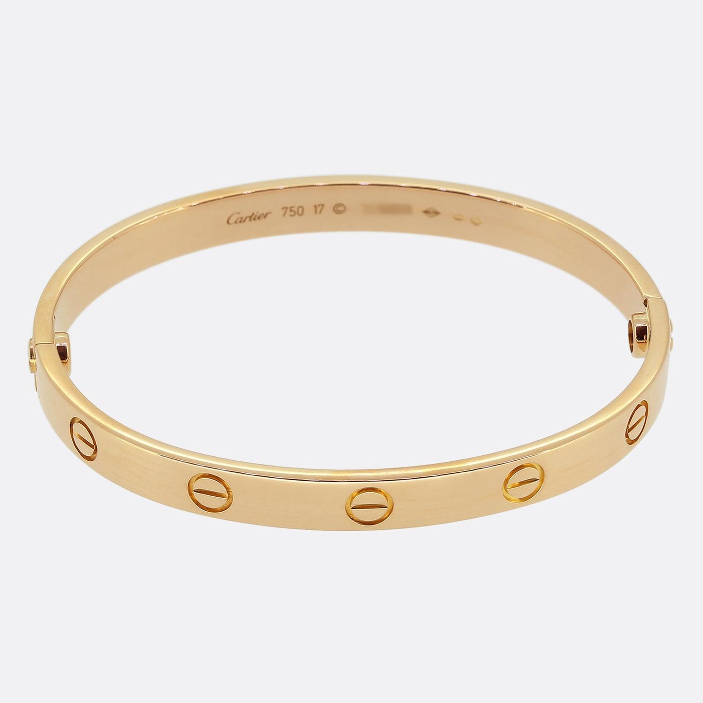 Cartier LOVE Bangle Classic Model Size 17