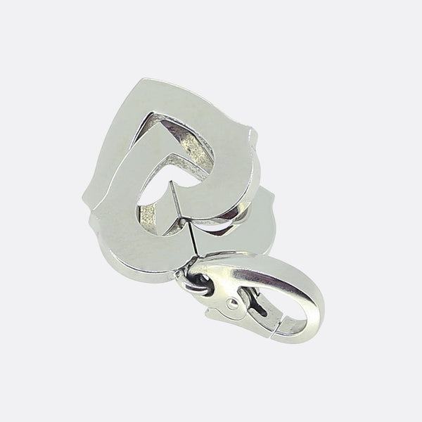 Cartier Double Heart Diamond Charm Pendant